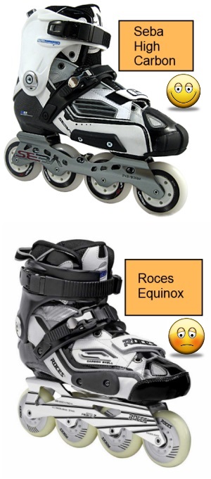 Seba High Carbon vs Roces Equinox